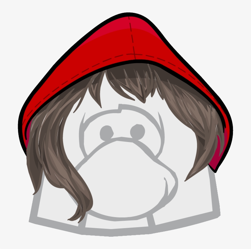 Red Riding Hood Icon - Club Penguin The Flip, transparent png download