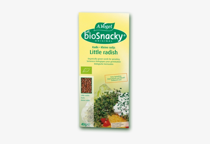 Biosnacky Sprouting Seeds - Avogel Bio Snacky Little Radish - 40 G, transparent png download