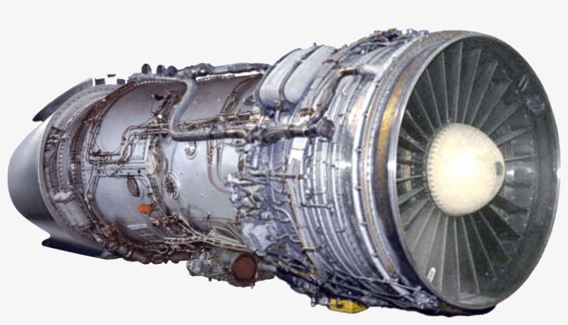 Bypass Turbojet With Increased Gas Temperature At Turbine - Jet Engine, transparent png download