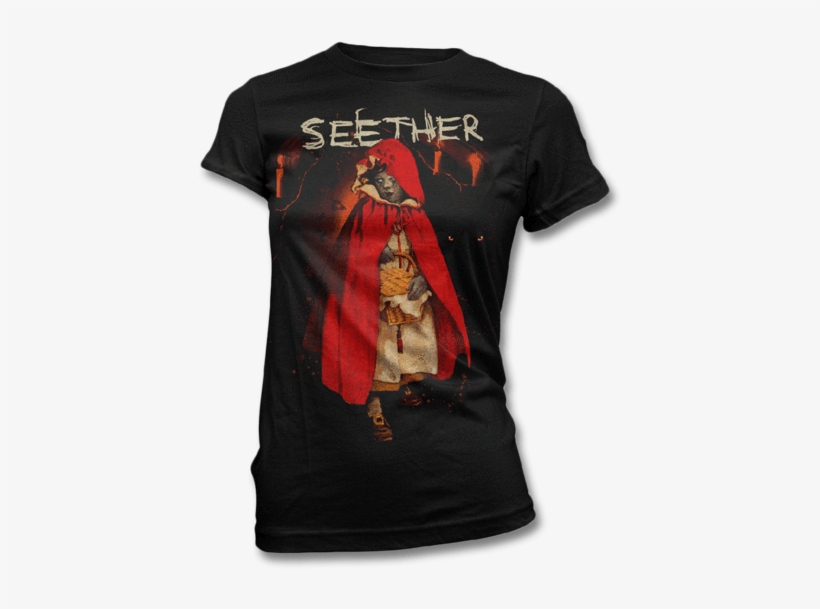 Red Riding Hood T-shirt - Seether Shirt, transparent png download