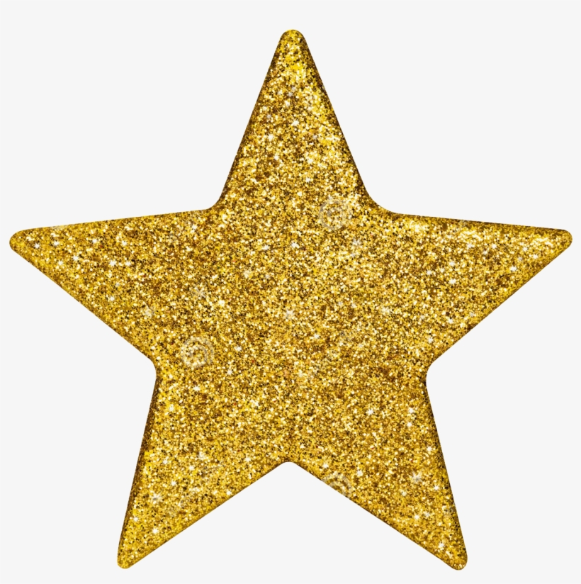Glitter Star Png Download - Christmas Star, transparent png download
