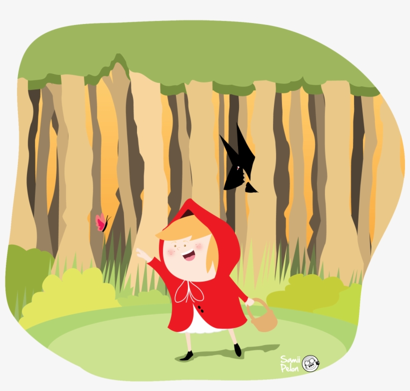 First Grade Computer Literacy Center - Little Red Riding Hood, transparent png download