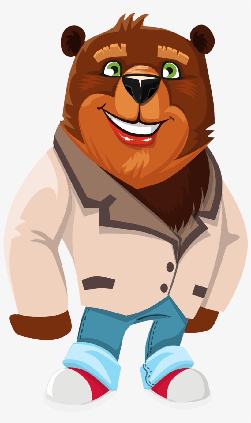 1197 X 1833 - Bear, transparent png download