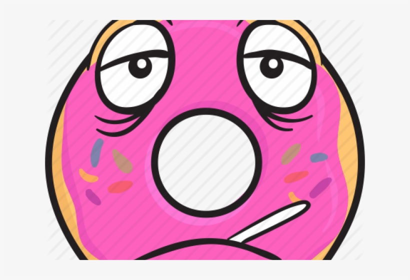 Doughnut Clipart Smiley - Doughnut, transparent png download