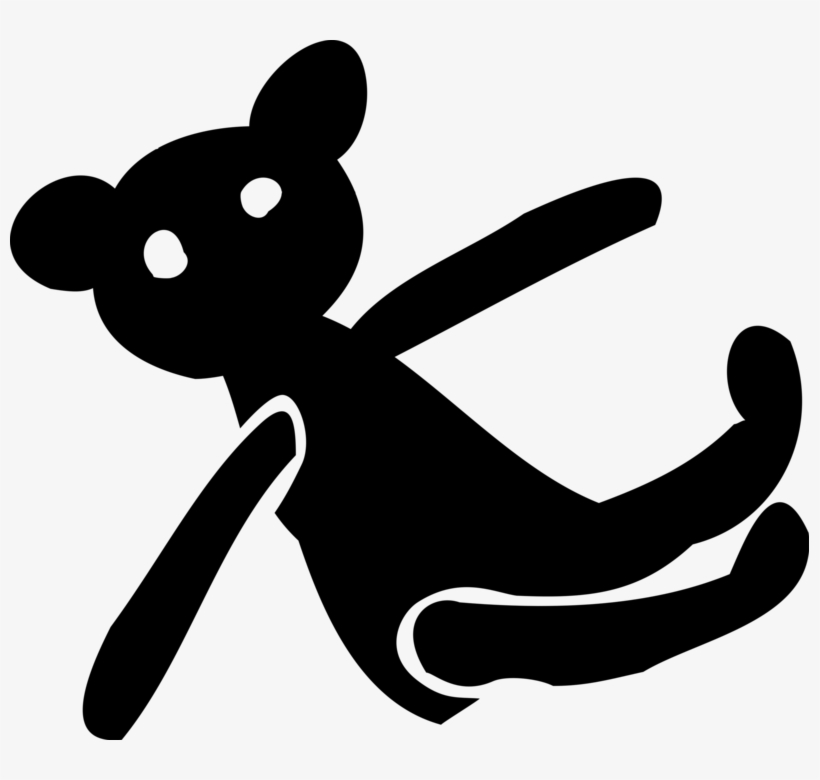 Vector Illustration Of Child's Stuffed Animal Teddy - Child, transparent png download