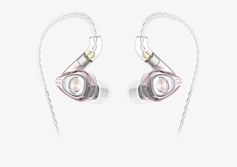 Simgot Xingge Em2 Double Unit Circle Iron In-ear Headphones - Simgot En700 Pro, transparent png download