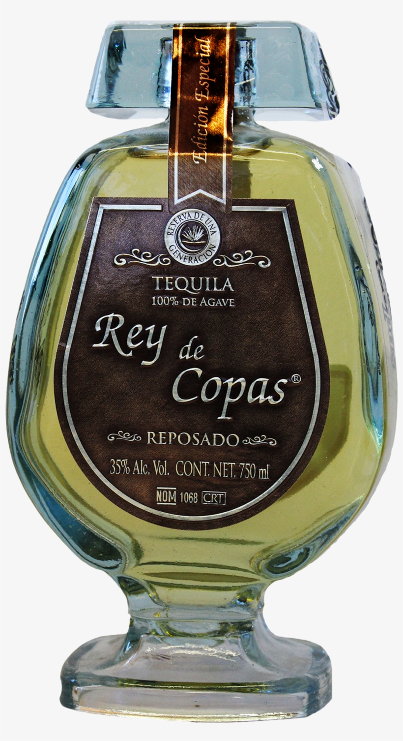 Rey De Copas Tequila Reposado 100% Agave 750ml - Rey De Copas Tequila Reposado 100% Agave, transparent png download