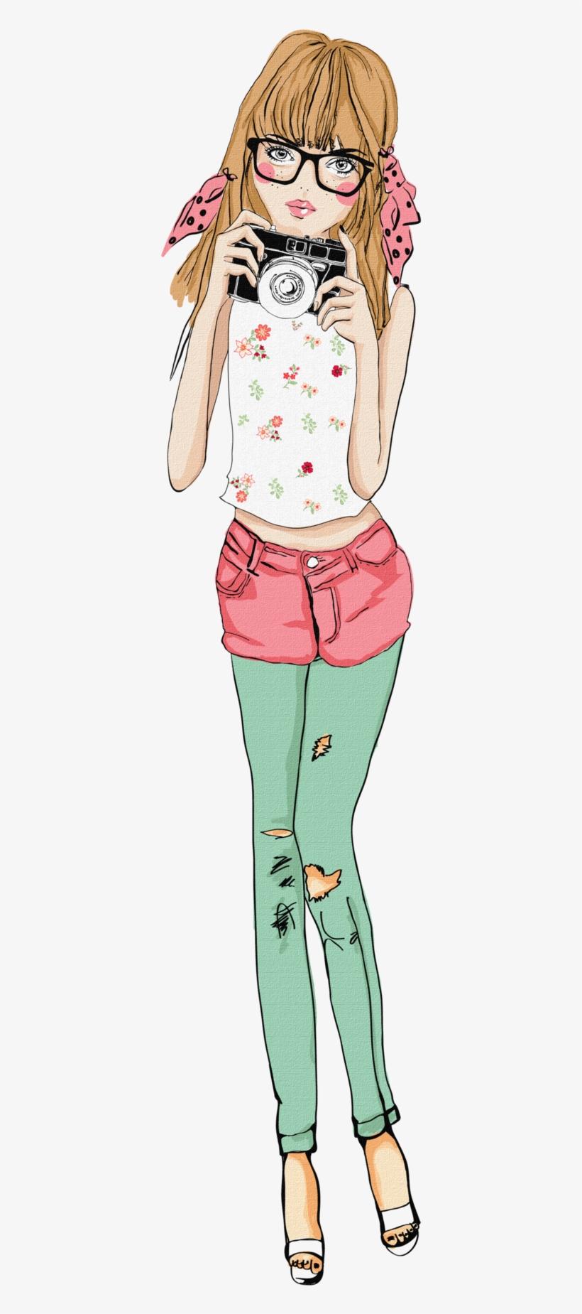 Vintage Girl Png By Alianamariz078 - Drawing, transparent png download