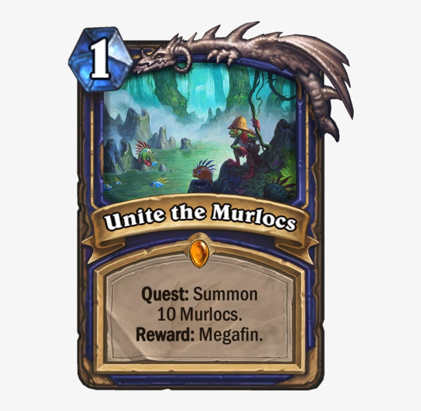 Unite The Murlocs - Un Goro Quests Hearthstone, transparent png download