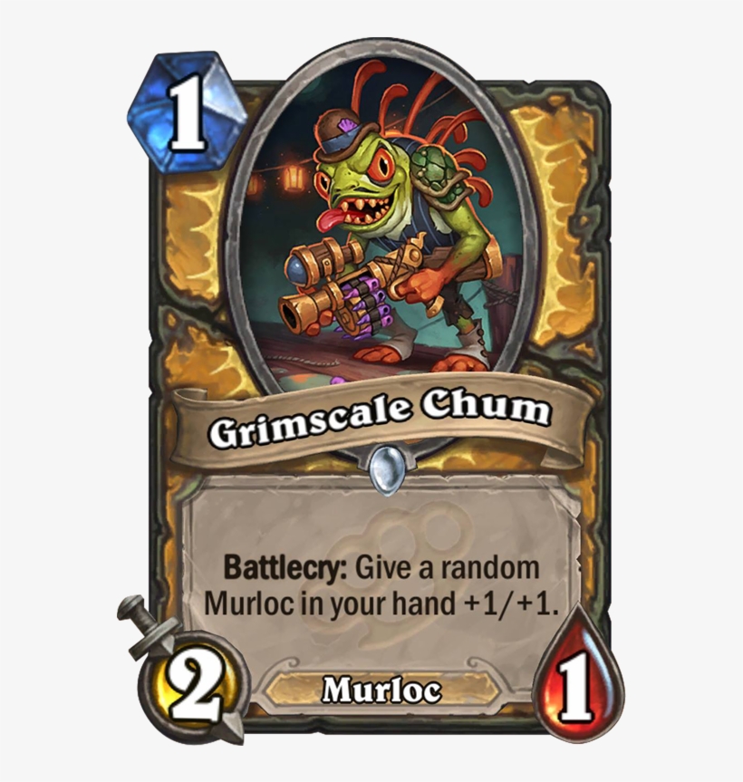Grimscale Chum - Mean Streets Of Gadgetzan Murloc, transparent png download