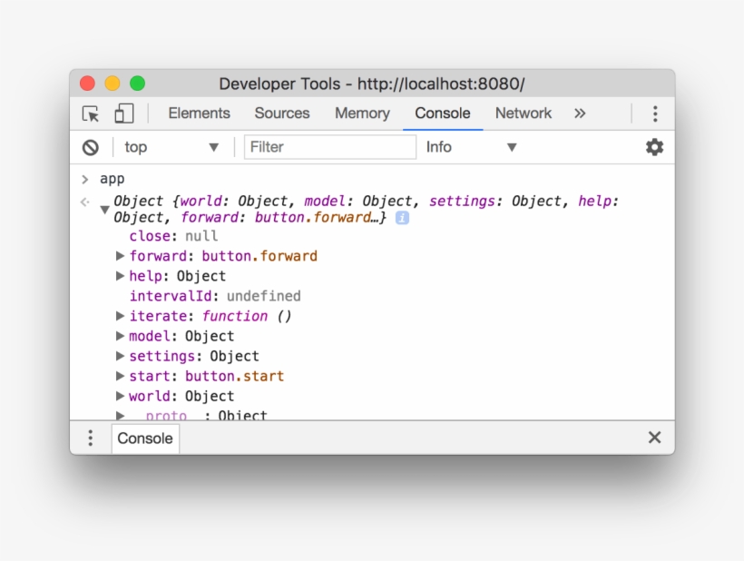 How The Console Used To Preview Objects - Information, transparent png download
