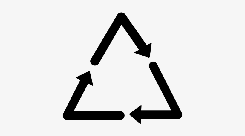 Life Cycle Triangle Vector - Recycling Codes, transparent png download