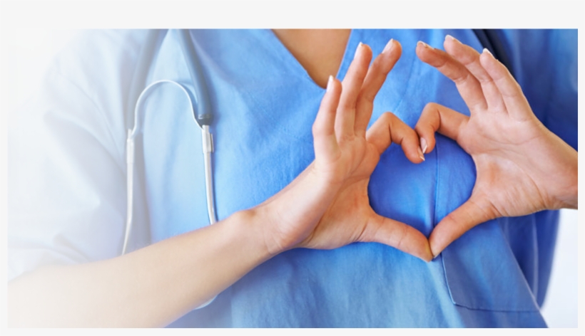 Nurse Making Heart With Hands - صور جراحة القلب, transparent png download