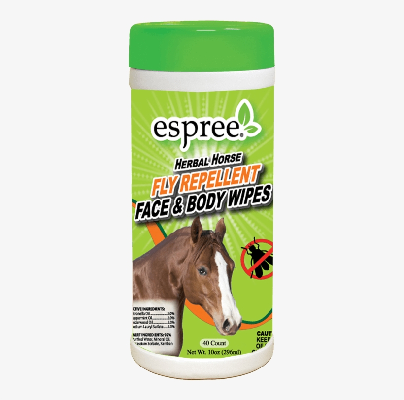 Aloe Herbal Horse Fly Repellent Face & Body Wipes Espree Aloe Herbal