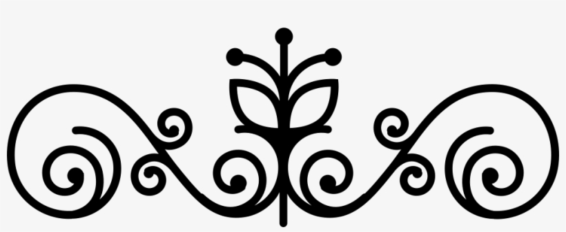 Floral Curves And Swirls Design Comments - Flower Design Archives Png, transparent png download