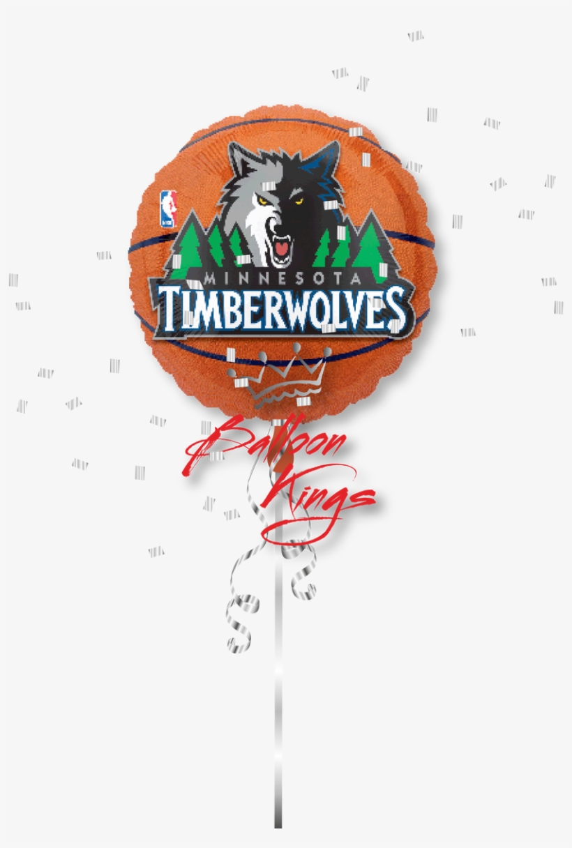Minnesota Timberwolves - 18" Minnesota Timberwolves Foil Balloon (5 Each), transparent png download
