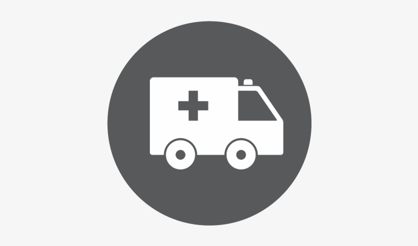 Ambulance Services - Ambulance Icon Png Circle, transparent png download