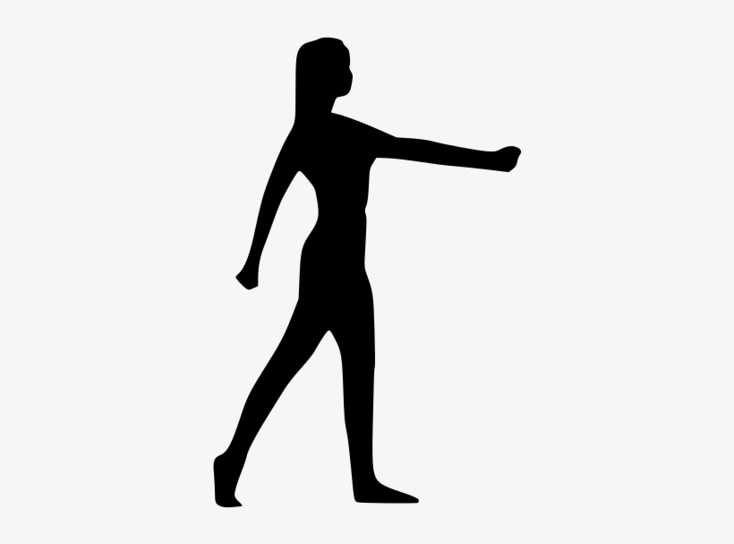 Source - - Woman Fitness Silhouette Png, transparent png download
