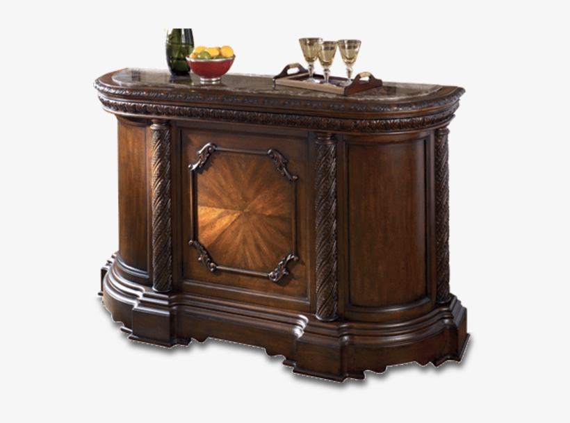 Bars - Wildon Home North Shore Home Bar, Brown D553-65, transparent png download