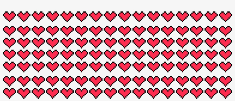 Hearts, Lots Of Pixel Hearts - Lots Of Hearts Transparent, transparent png download