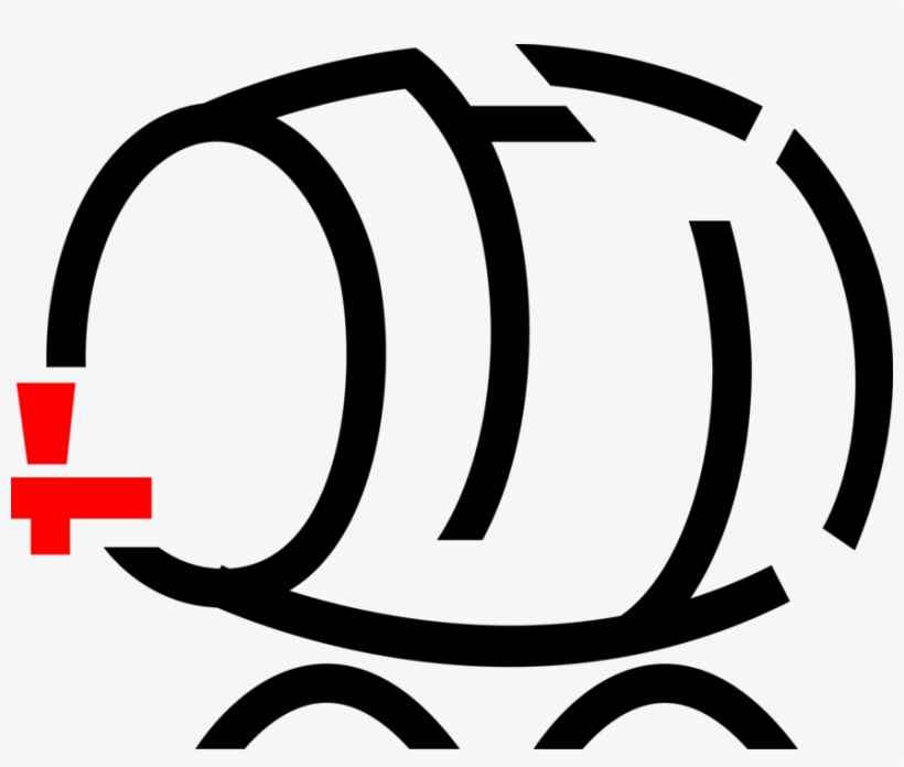 Vector Illustration Of Wine Barrel, Cask Or Tun Made - Wine, transparent png download