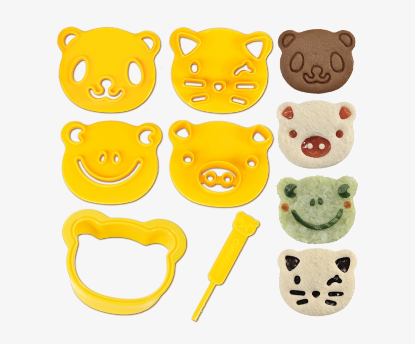 Animal Friends Food Deco Cutter Kit - Sandwich Cutters For Kids, transparent png download