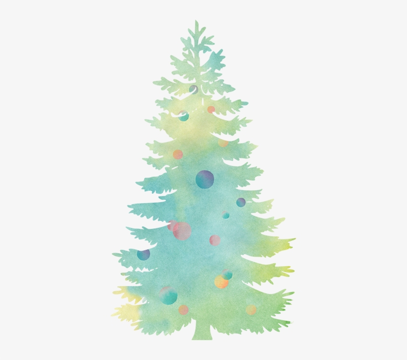 Vinilo Navidad Árbol Acuarela - Camp Winnipesaukee, transparent png download