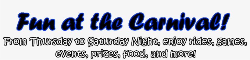 Carnival Banner Text2 - Sam 'n' Ella 'n' Wullie Too, transparent png download