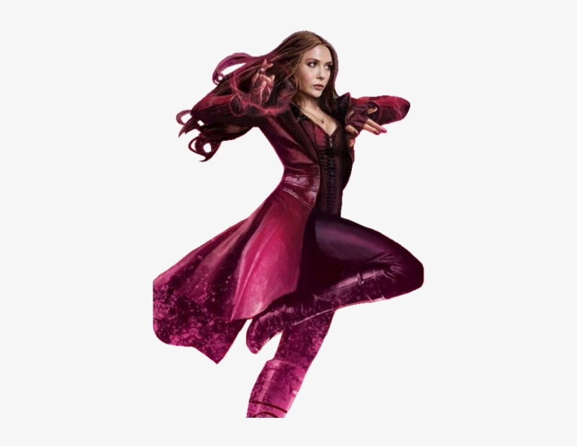 Scarlet Witch By Sidewinder16 Clipartlook - Scarlet Witch Civil War Png, transparent png download