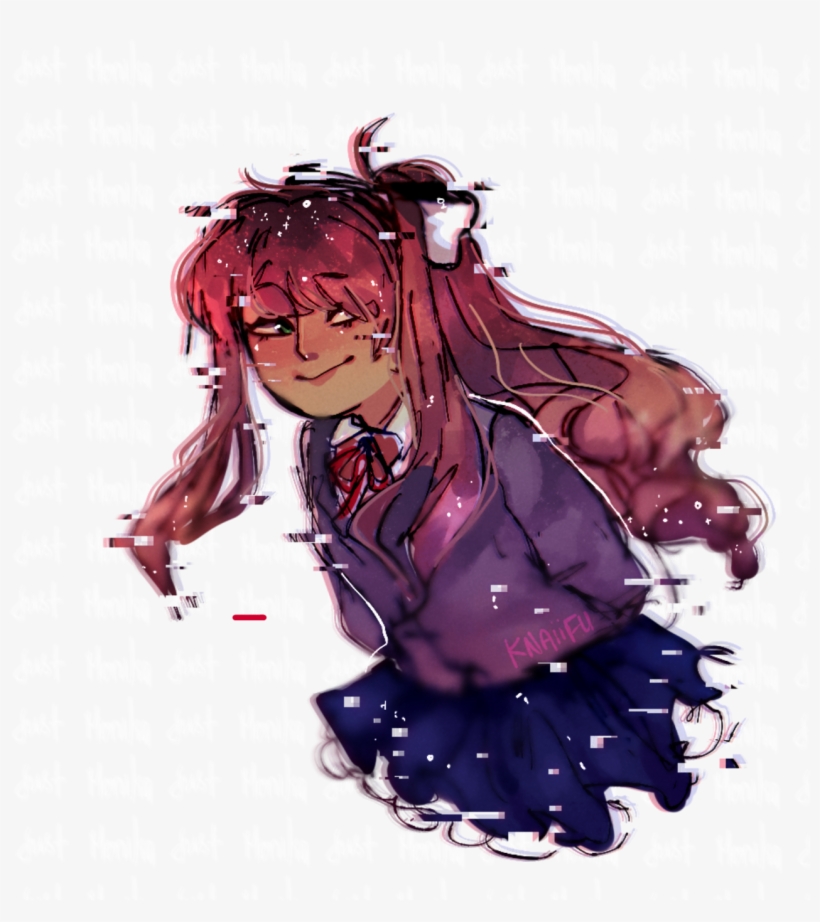 Knaiifu - Doki Doki Male Monika Transparent, transparent png download