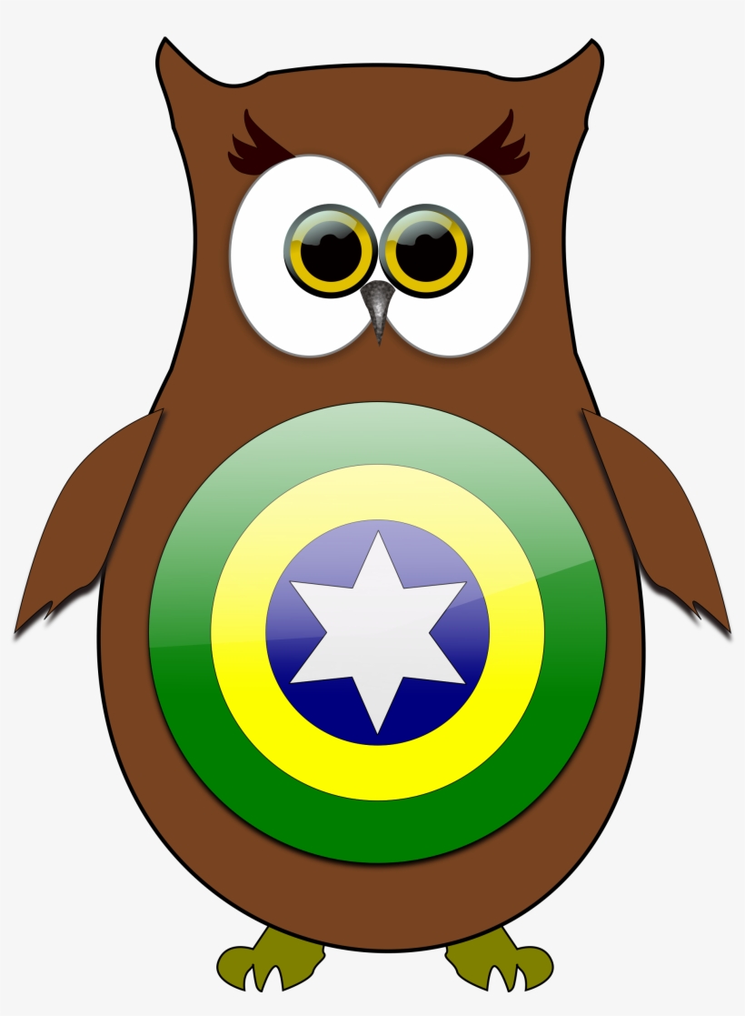 Free Owl Brazil Superhero Clipart Clipart And Vector - Superhero, transparent png download