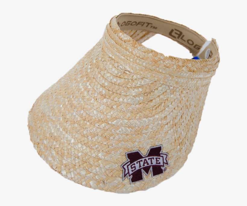 Straw Banner M Right Corner Visor - Mississippi State University, transparent png download