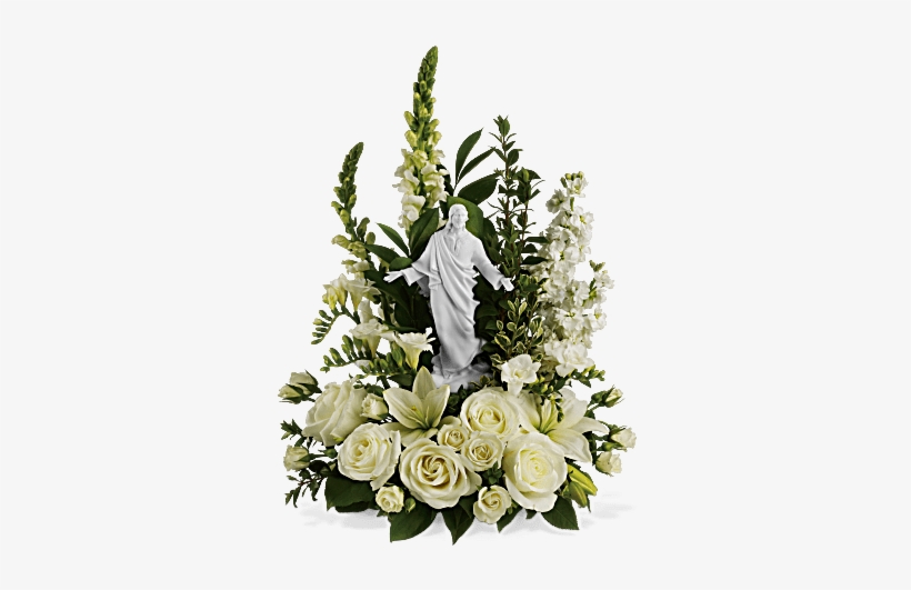 Web Floral Arrangement - Teleflora's Garden Of Serenity Bouquet, transparent png download