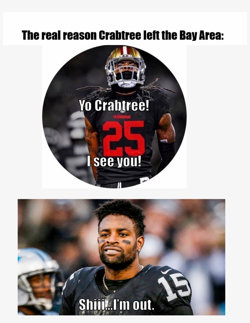The Two Events Are Likely Unrelated, Since The Raiders - Michael Crabtree, transparent png download