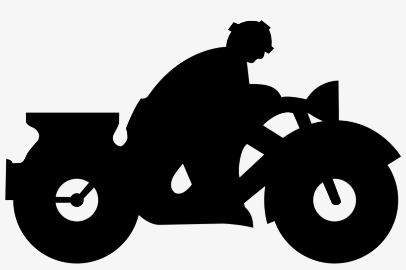Filesinnbild Kraftrad - Motorcycle Silhouette Png, transparent png download