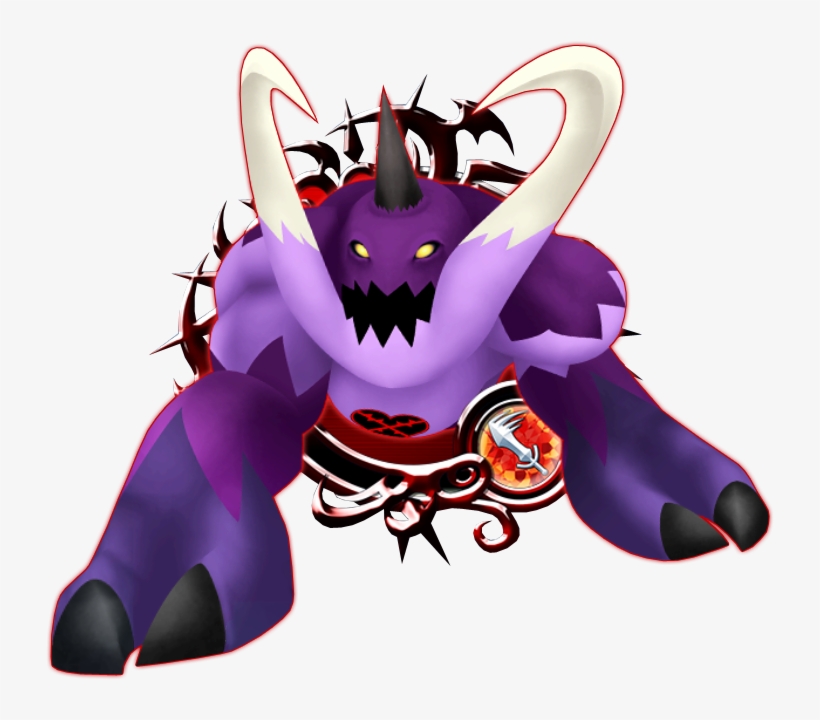 Kingdom Hearts A Slow But Powerful Heartless That Crushes - Kingdom Hearts Union X Heartless, transparent png download