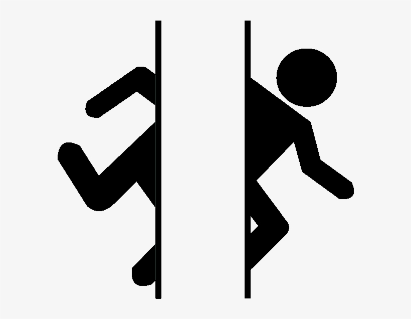 Here's The Collection Of Fun Silhouettes, Personal - Transparent Portal Portal 2, transparent png download