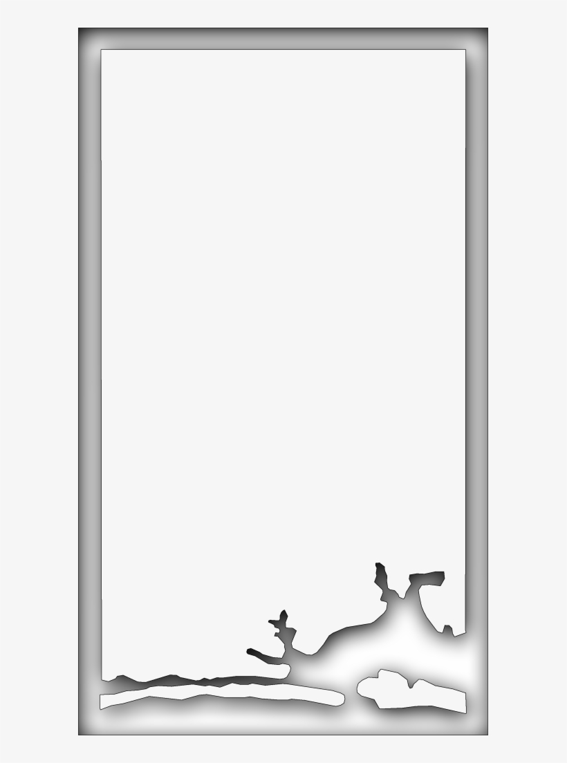A Map Of Okaloosa With An Outer Shadow Box Around The - Frame With Shadows Png, transparent png download