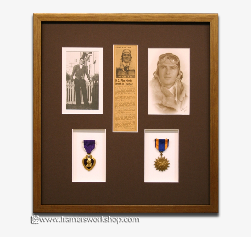Medals, Photographs And Newspaper Clipping In Multi-window - Picture Frame, transparent png download