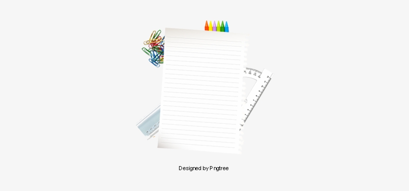 School Season Stationery Creative Pen And Paper, School, - Paper, transparent png download