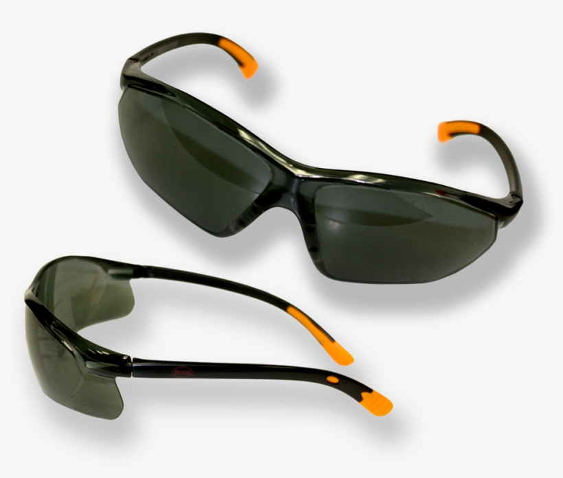 Boss® Wrap Around Black Safety Glasses Gray Lens - Sunglasses, transparent png download