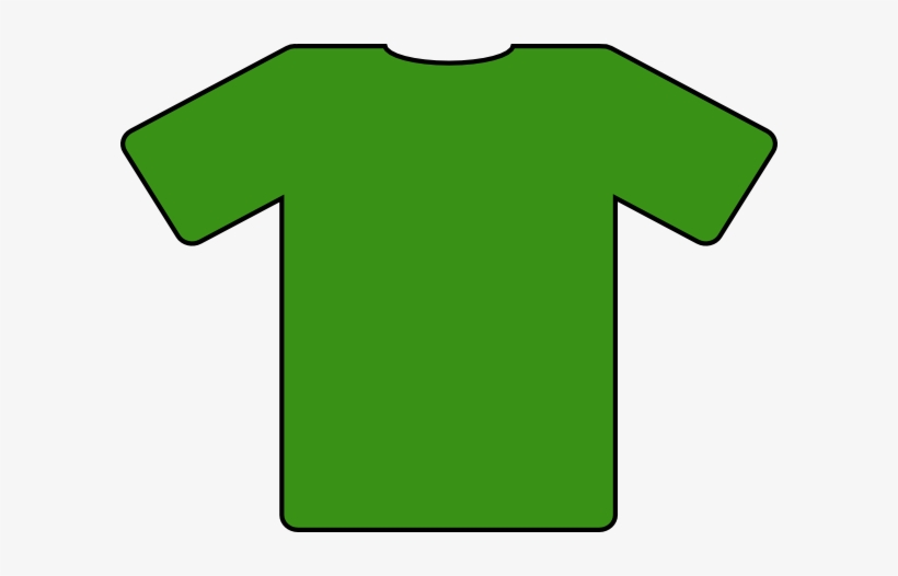 23 T Shirt Outline Printable - Green Jersey, transparent png download