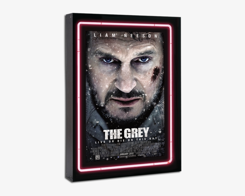 Neon Series Movie Poster Case - Grey Movie Poster, transparent png download