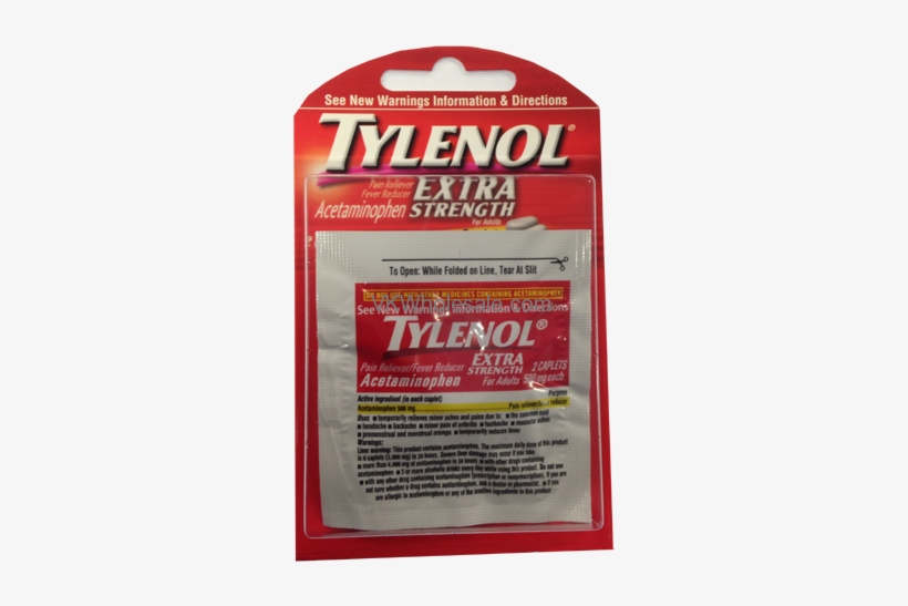 Tylenol Extra Strength Blister Pack Wholesale - Tylenol Pain Reliever/fever Reducer, Extra Strength,, transparent png download