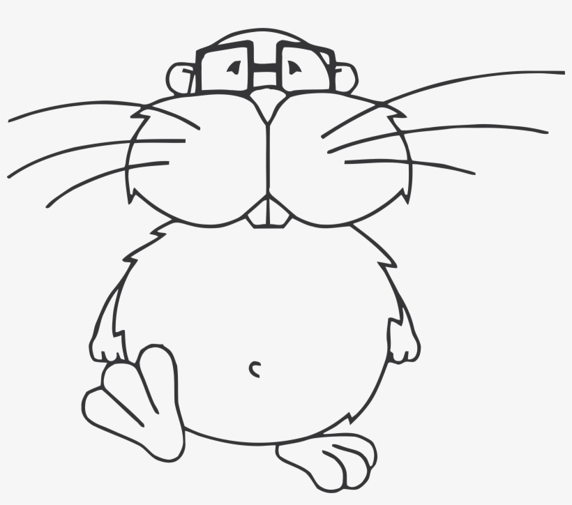 Mammal Eye American Beaver Drawing Cartoon - Clip Art, transparent png download