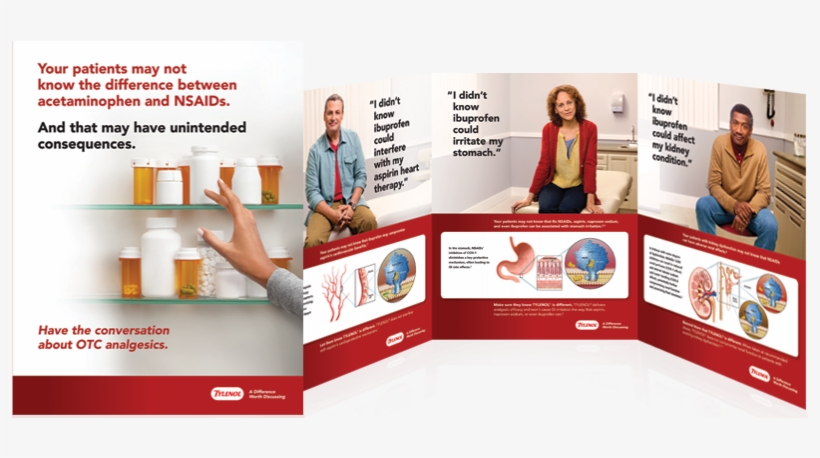 Tylenol® Only Patients Trifecta Mailer - Online Advertising, transparent png download