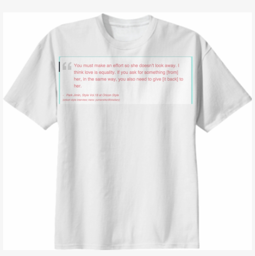 Shop Proof That Jimin Is Actually An Angel Cotton T-shirt - Sayaka That Wasn T Very Cash Money, transparent png download