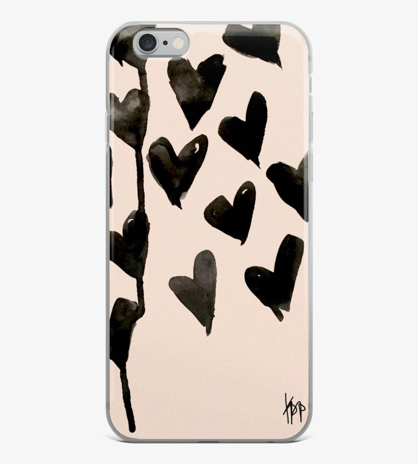 Black Hearts Forever - Mobile Phone Case, transparent png download
