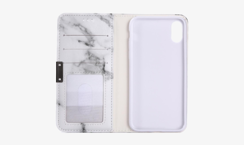 Waloo Marble Texture Leather Wallet Case For Iphone - Iphone Xs, transparent png download