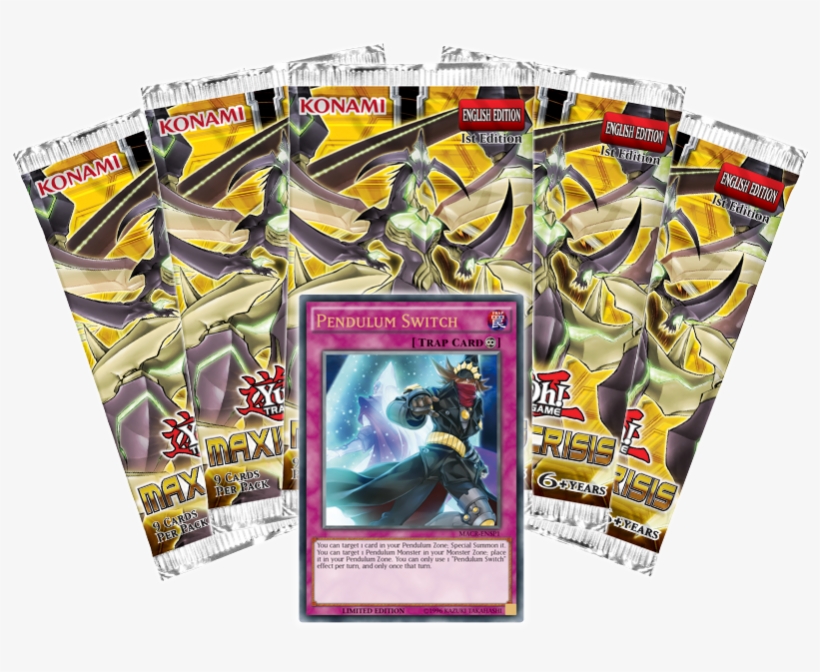 Yu Gi Oh Maximum Crisis 9 Card Boosters Pack - Yu-gi-oh! Maximum Crisis Single Booster (9 Cards), transparent png download